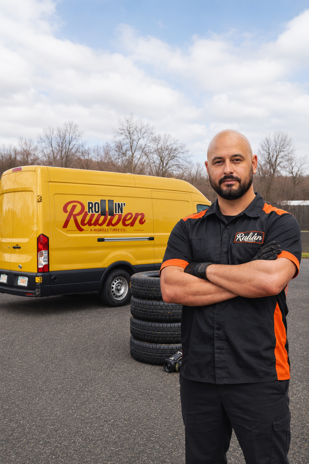 Marcos Mendoza, owner of Rollin' Rubber